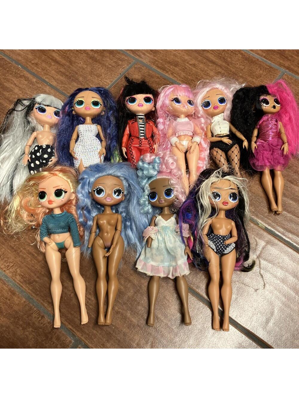MGA Rainbow High LOL Surprise OMG Fashion Dolls Lot Mixed 10